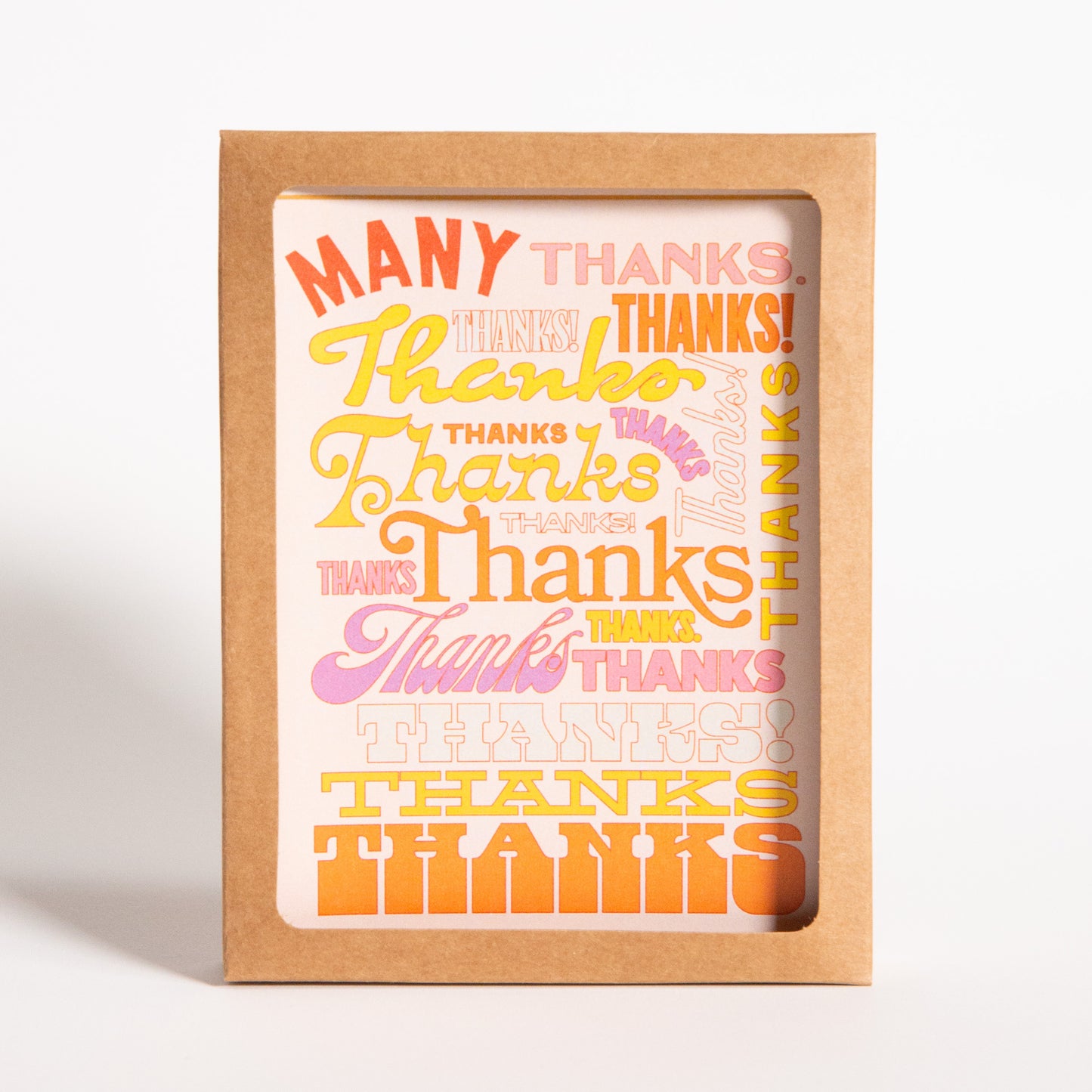 Card Set: Many Thanks Card