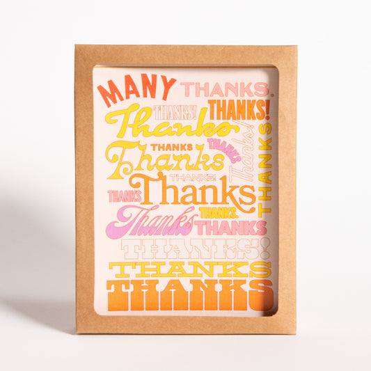 Card Set: Many Thanks Card