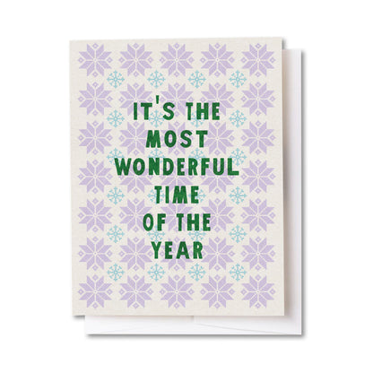Most Wonderful Time Card