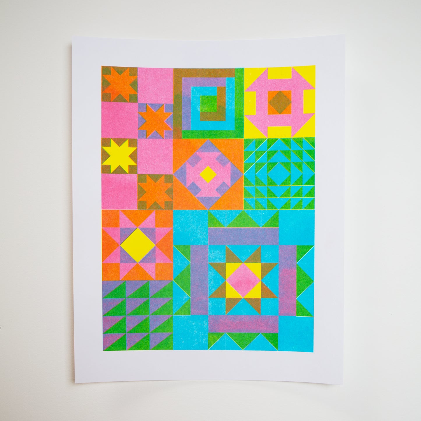 Quilt Riso Print