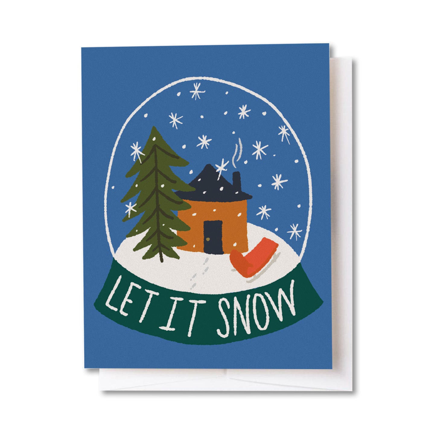 Snow Globe Holiday Card