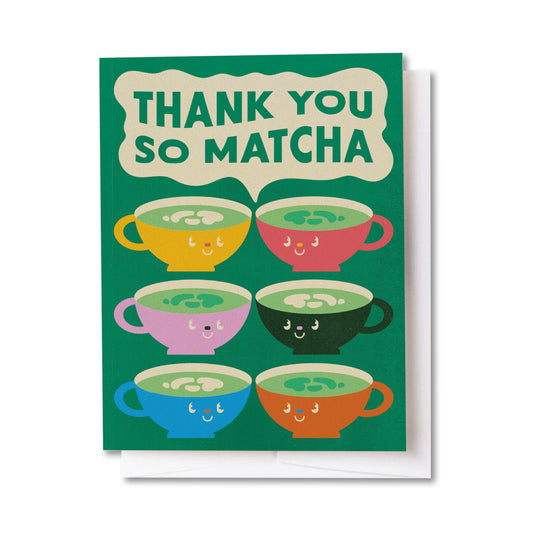 Thank You So Matcha Tea Card