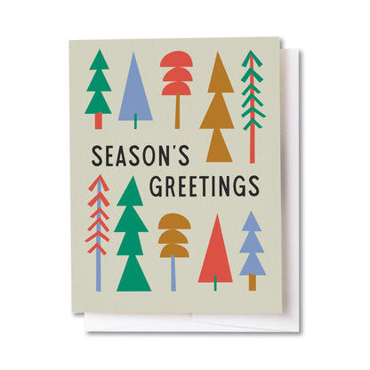 Card Set: Trees Season's Greetings Card