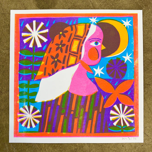 Dorothy Dot Cool: Reflections Riso Print