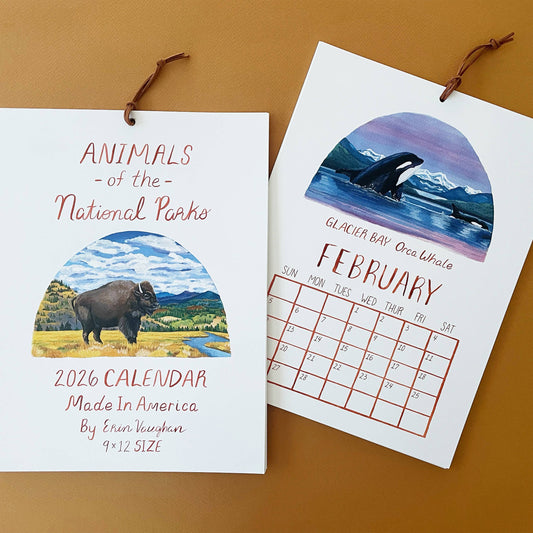 2026 Animals of the National Parks Calendar