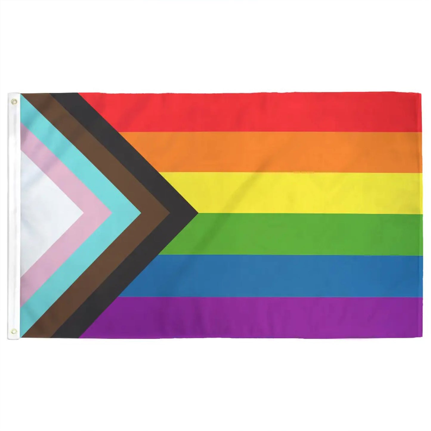 Progress Pride Flag: Large (3x5 ft)