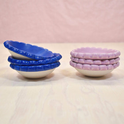 Ruffle Snack Bowl in Pool Party