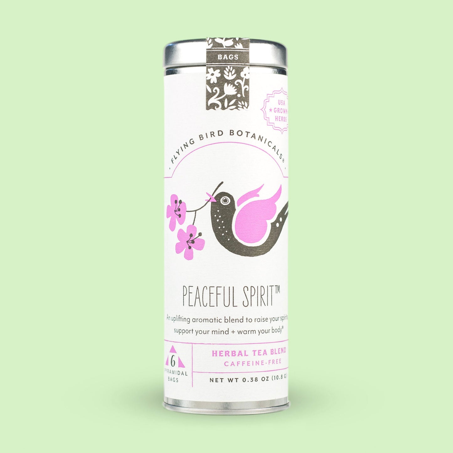 Peaceful Spirit 6 Bag Tea Tin