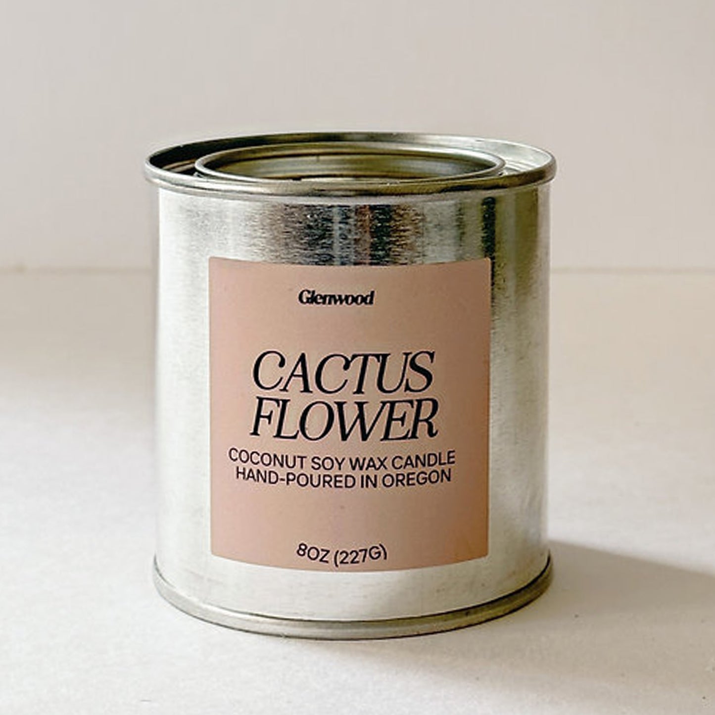 Cactus Flower Candle Tin 8oz