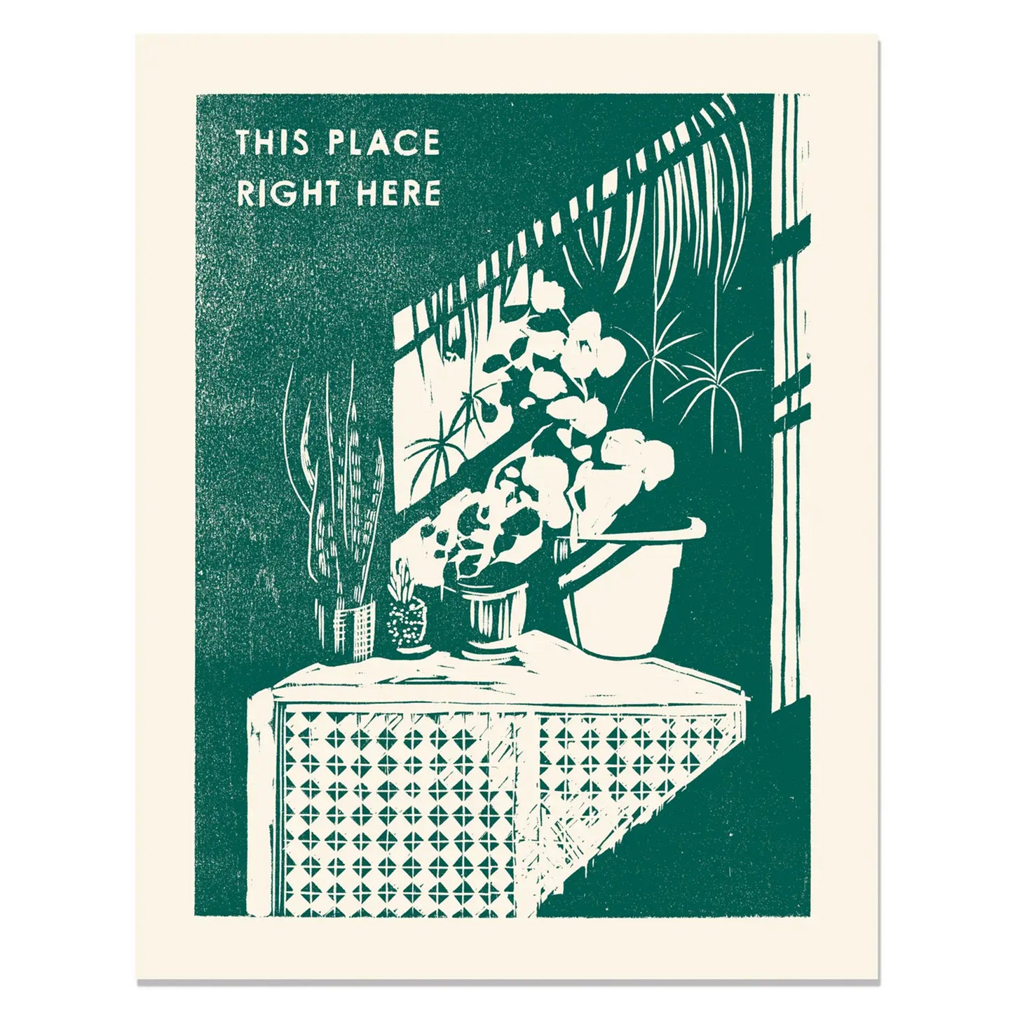 Heartell Press: This Place Right Here Art Print