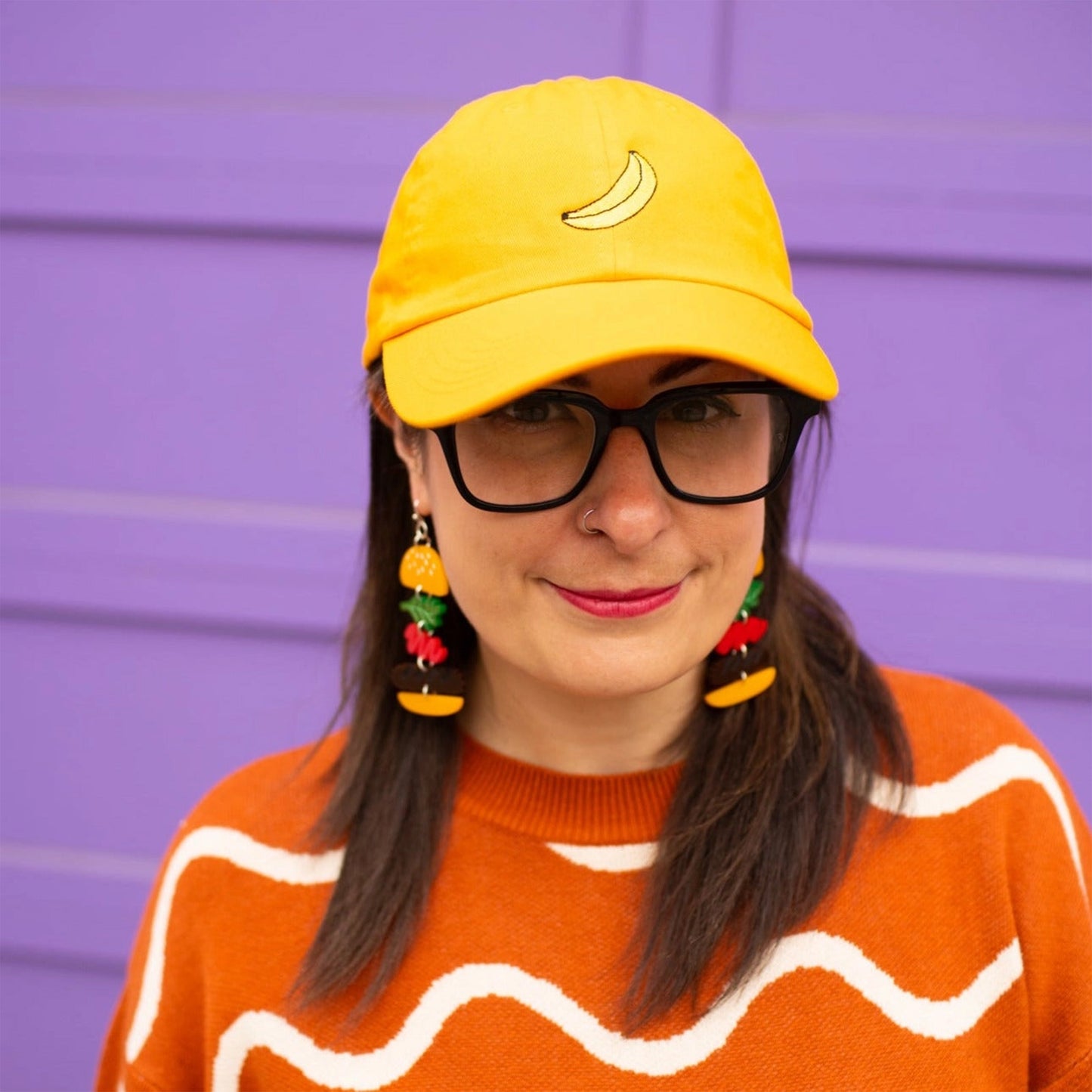 Embroidered Banana Hat