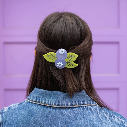 Blueberry French Barrette