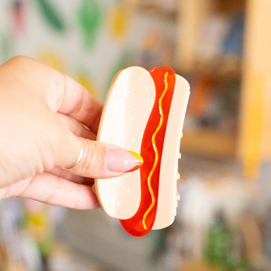 Large Hot Dog Hair Claw