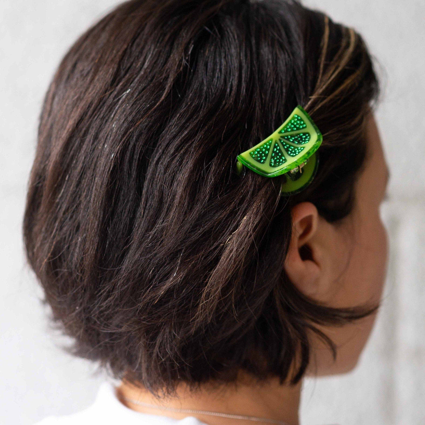 Mini Lime Slice Hair Claw