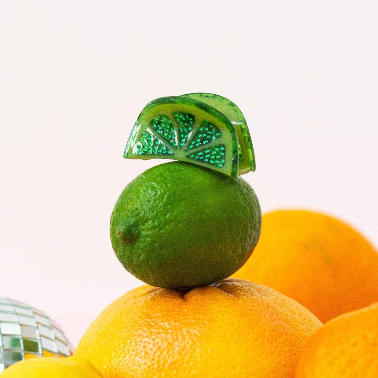 Mini Lime Slice Hair Claw