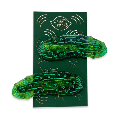 Pickle Hair Clip Set