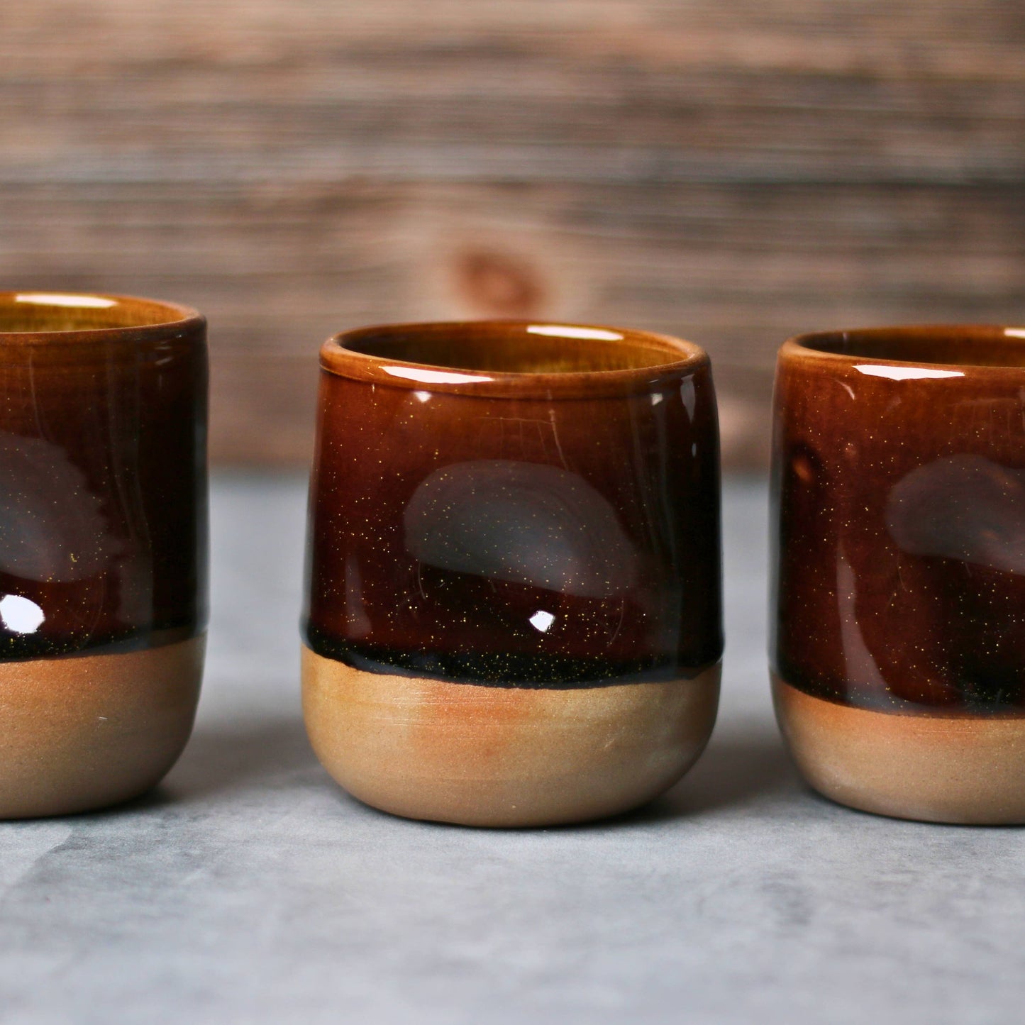 Ceramic Thumb Wine Cups