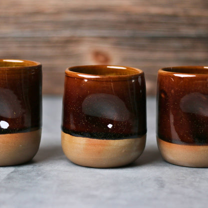 Ceramic Thumb Wine Cups