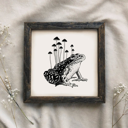 Kaari & Co: Mushroom Frog Print