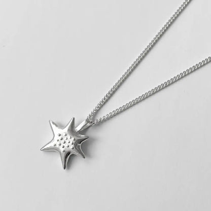 Sea Star Necklace in Sterling Silver
