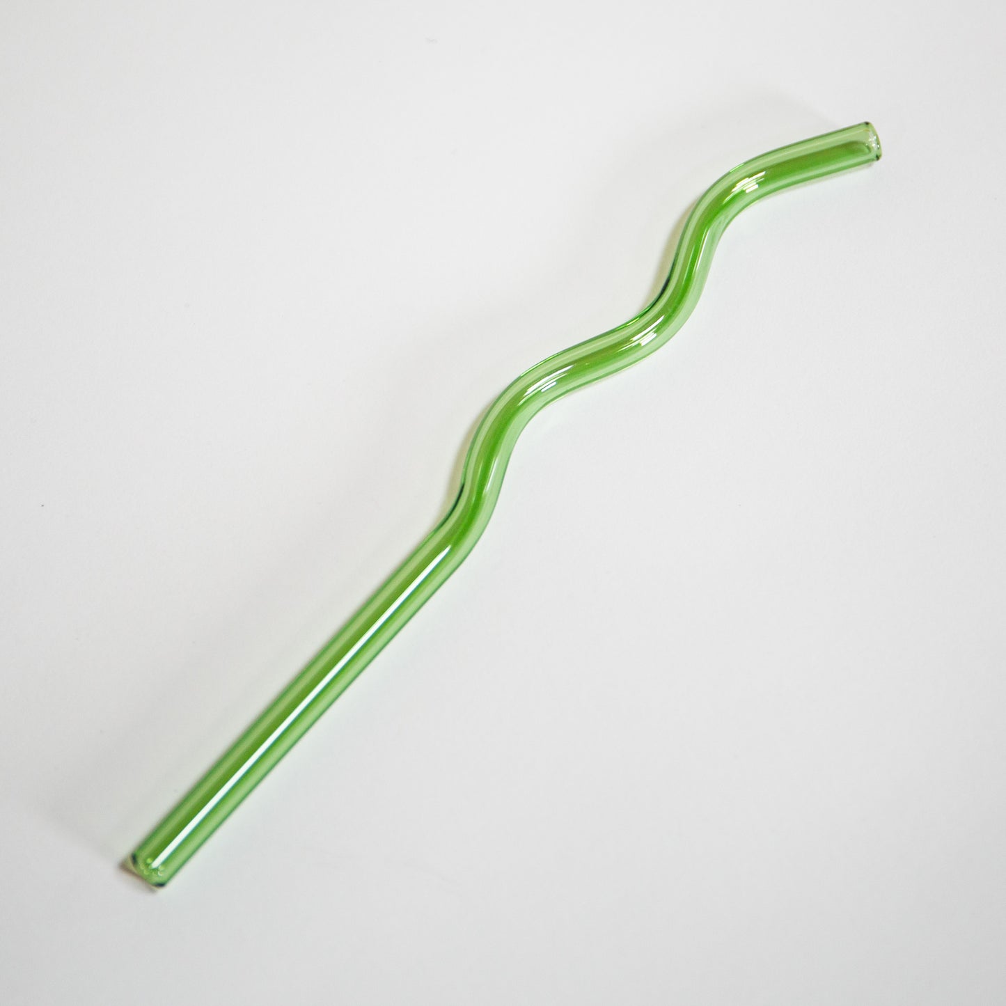 Wavy Glass Straws