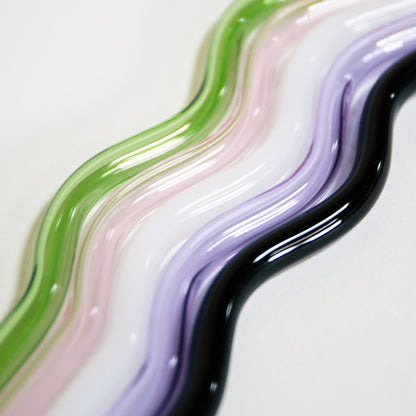 Wavy Glass Straws