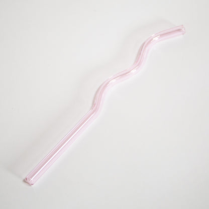 Wavy Glass Straws