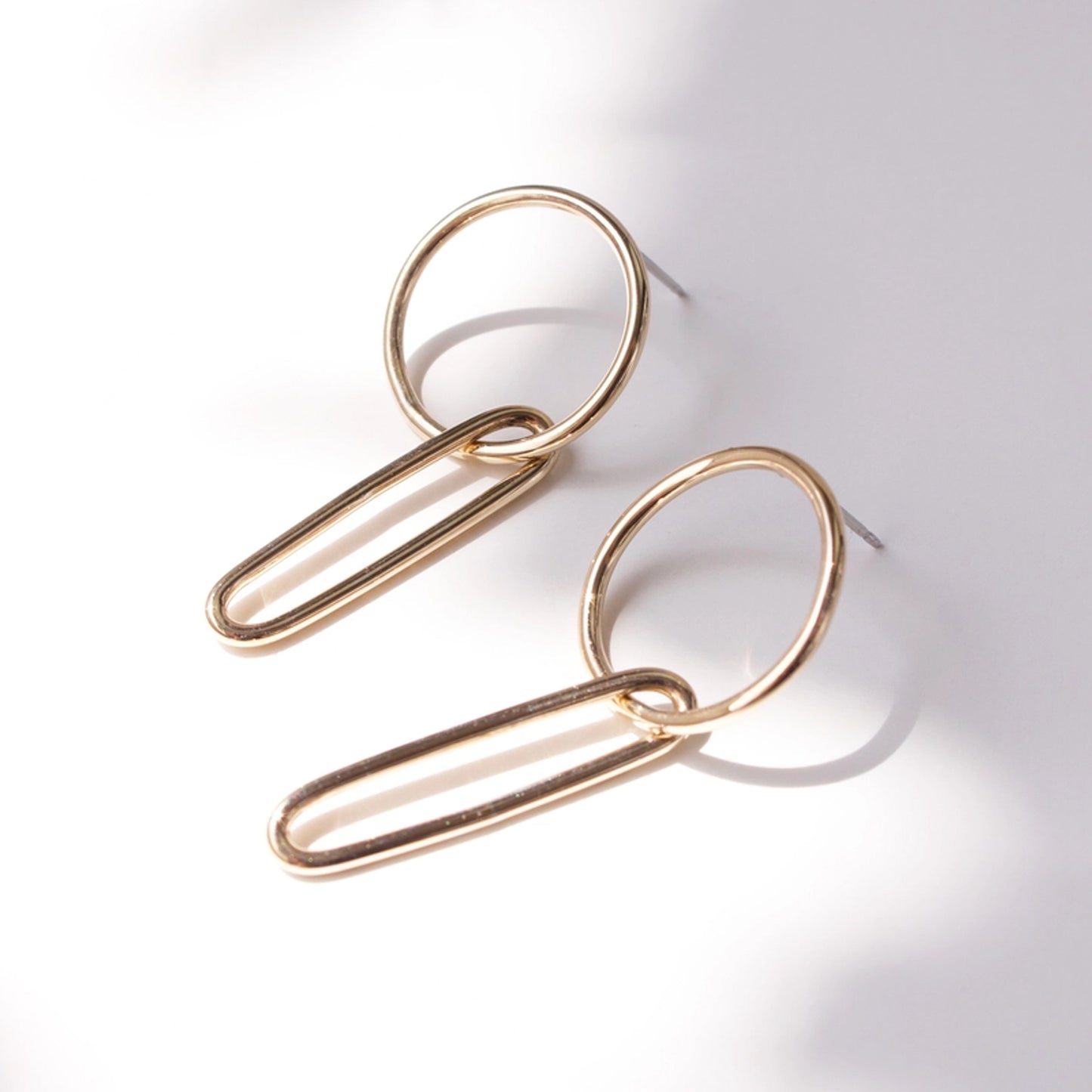 Circle Link Earrings