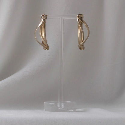 Draped Ribbon Earrings