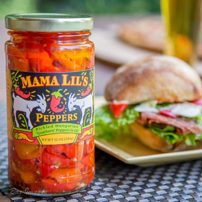 Mama Lil's Mildly Spicy Peppers in Oil