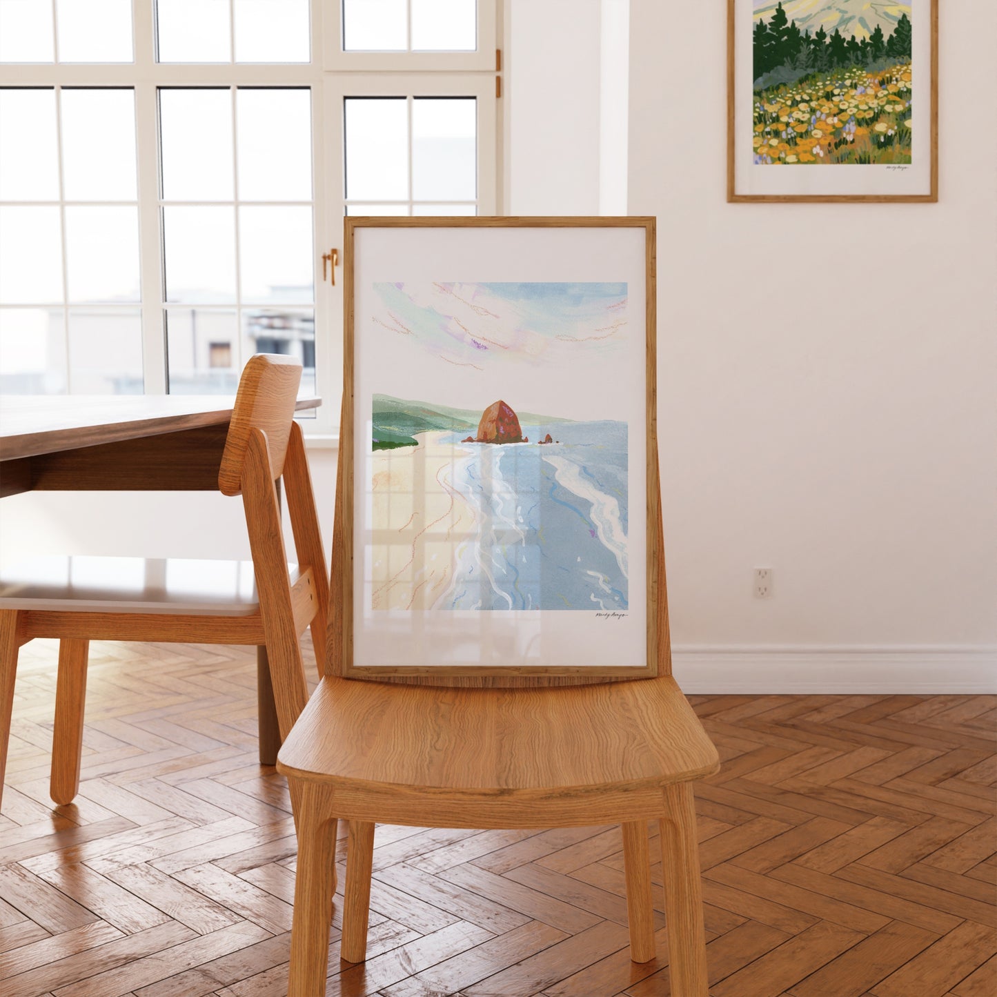 Mandy Arroyo: Cannon Beach Haystack Rock Print