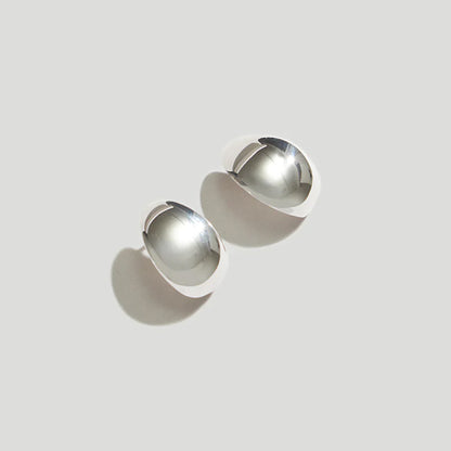 Huggie Earrings in Sterling Silver