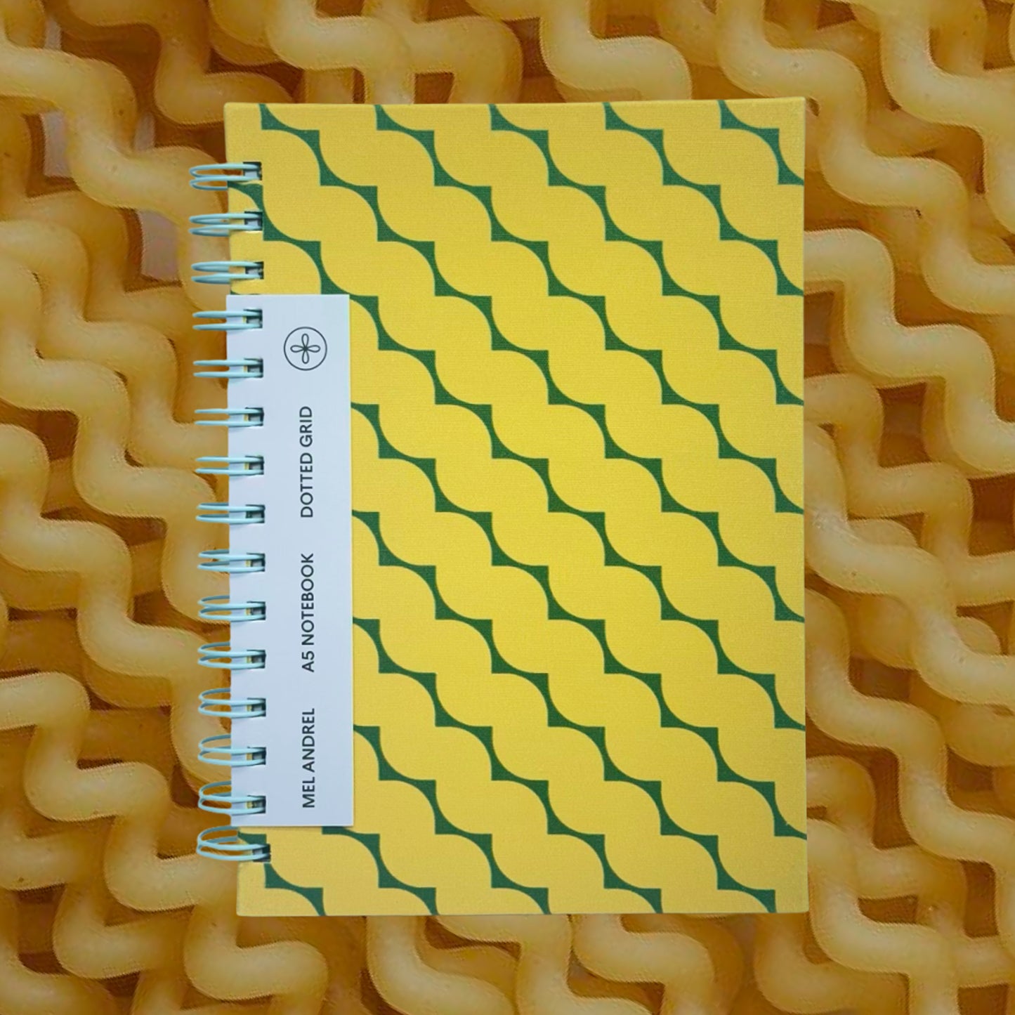Rotini Spirals A5 Dot Grid Notebook