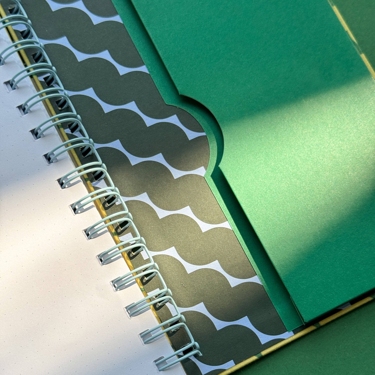 Rotini Spirals A5 Dot Grid Notebook