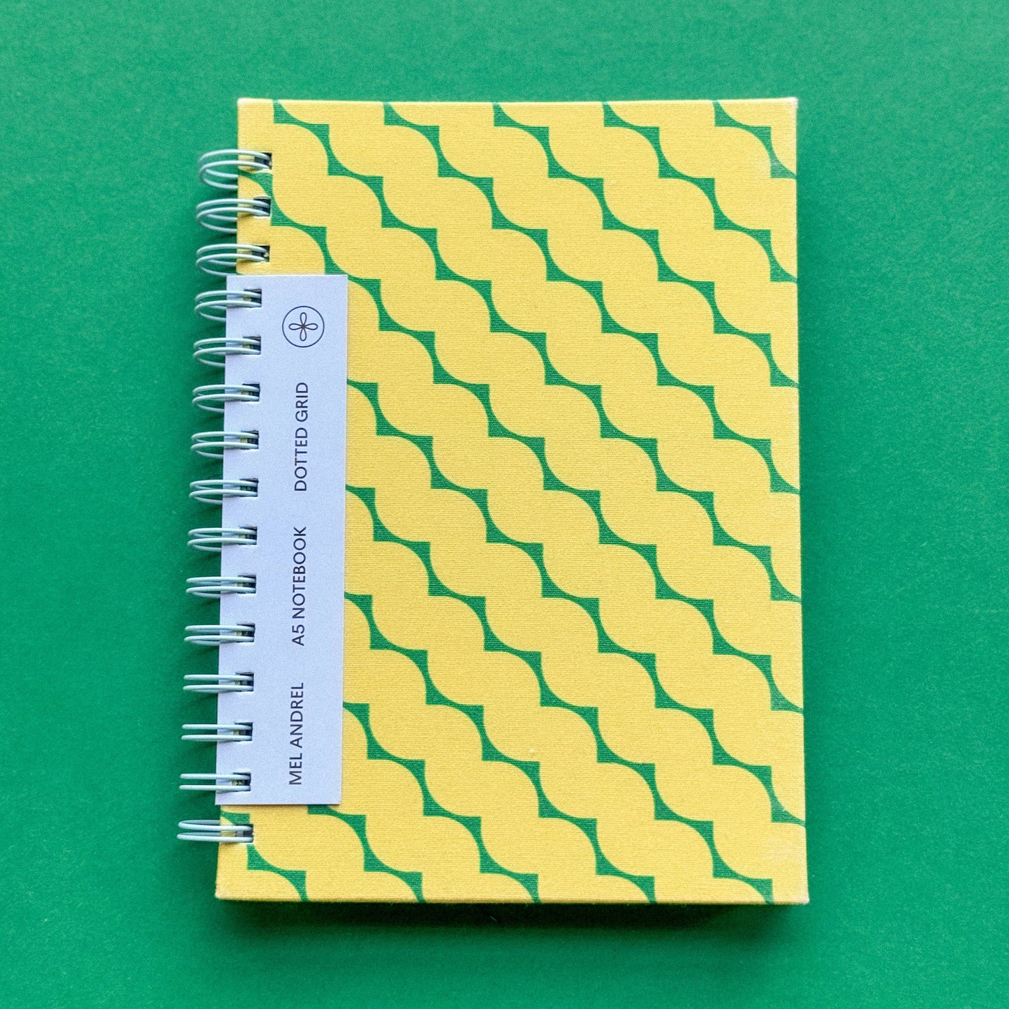 Rotini Spirals A5 Dot Grid Notebook