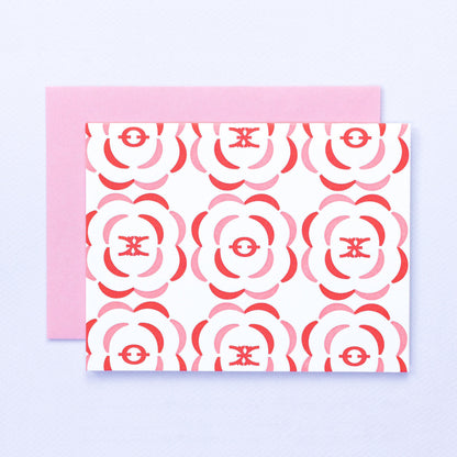 XOXO Letterpress Card