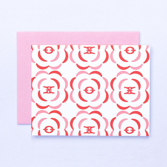 XOXO Letterpress Card