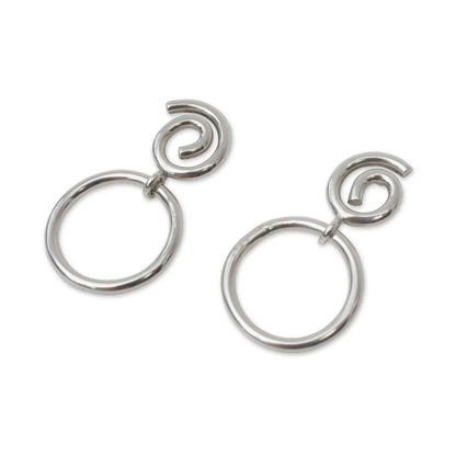 Silver Knocker Earrings