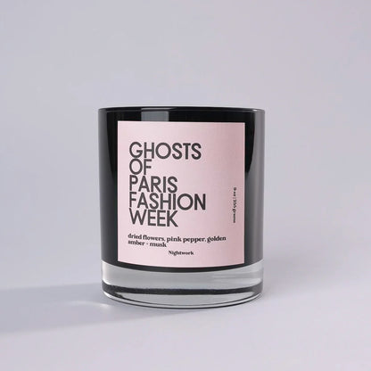 Ghosts of Paris Fashion Week Candle