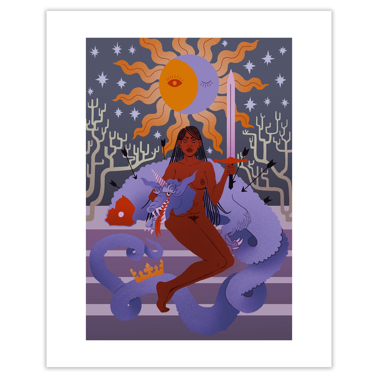 Ona Zelda Pitschka: Dragon Slayer Print