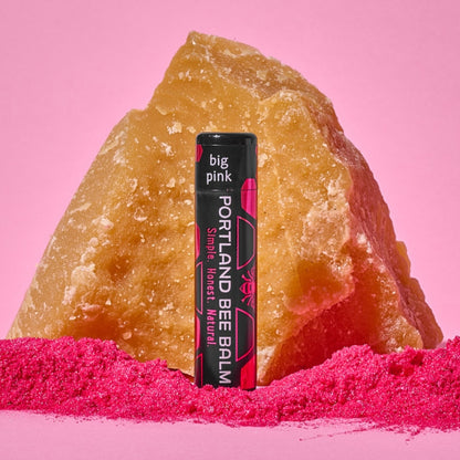 Tinted Beeswax Lip Balm - Big Pink