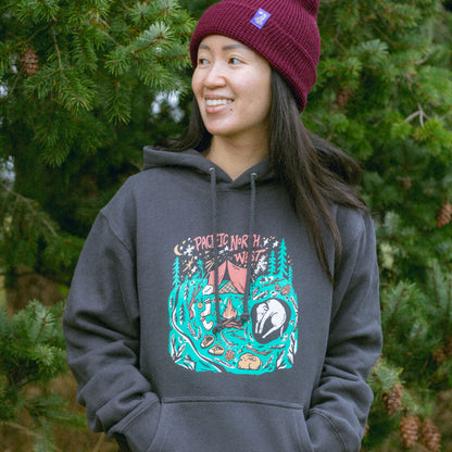 PNW Woodland Camp Hoodie (Grey)