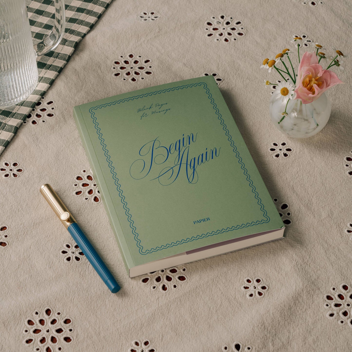 Begin Again Softcover Lined Notebook