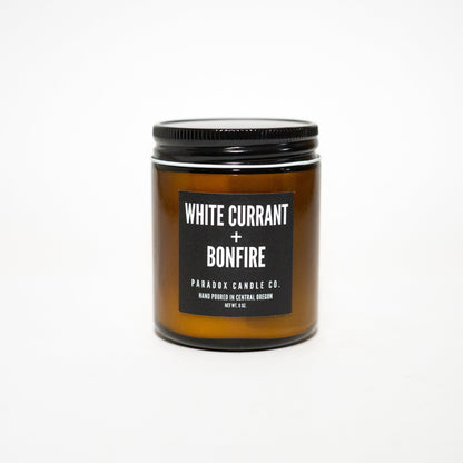 White Currant + Bonfire Soy Candle 8oz