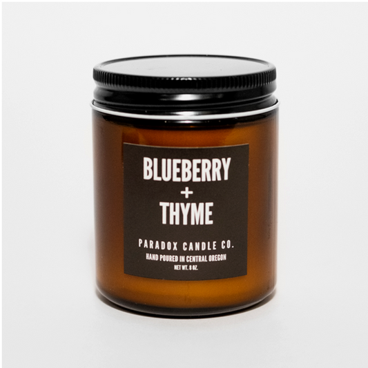 Blueberry + Thyme 8oz Soy Candle