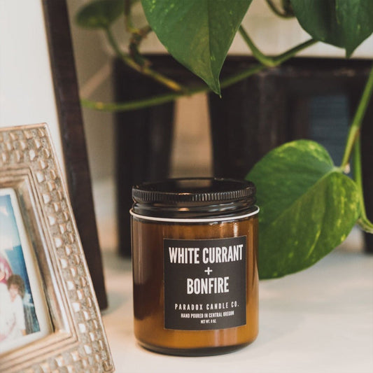 White Currant + Bonfire Soy Candle 8oz