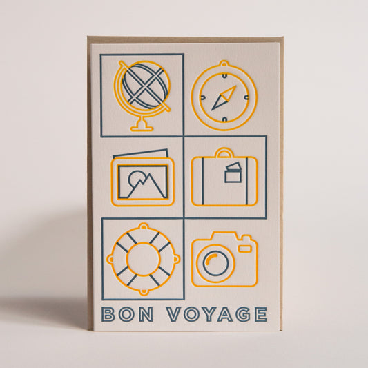 Bon Voyage Greeting Card