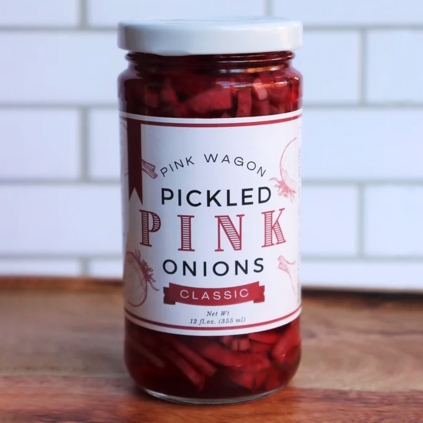 Classic Pickled Pink Onions
