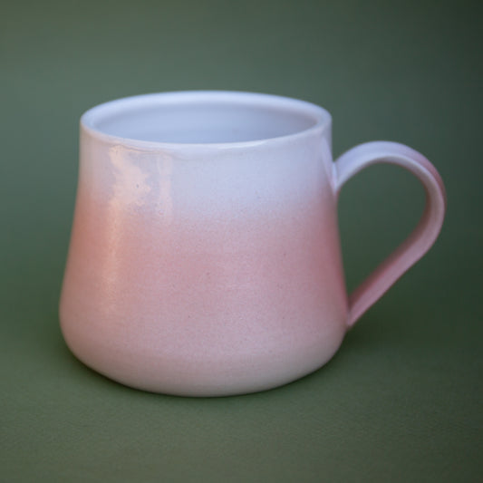 Peach & White Gradient Mug