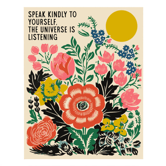 Real Fun Wow!: Speak Kindly Print